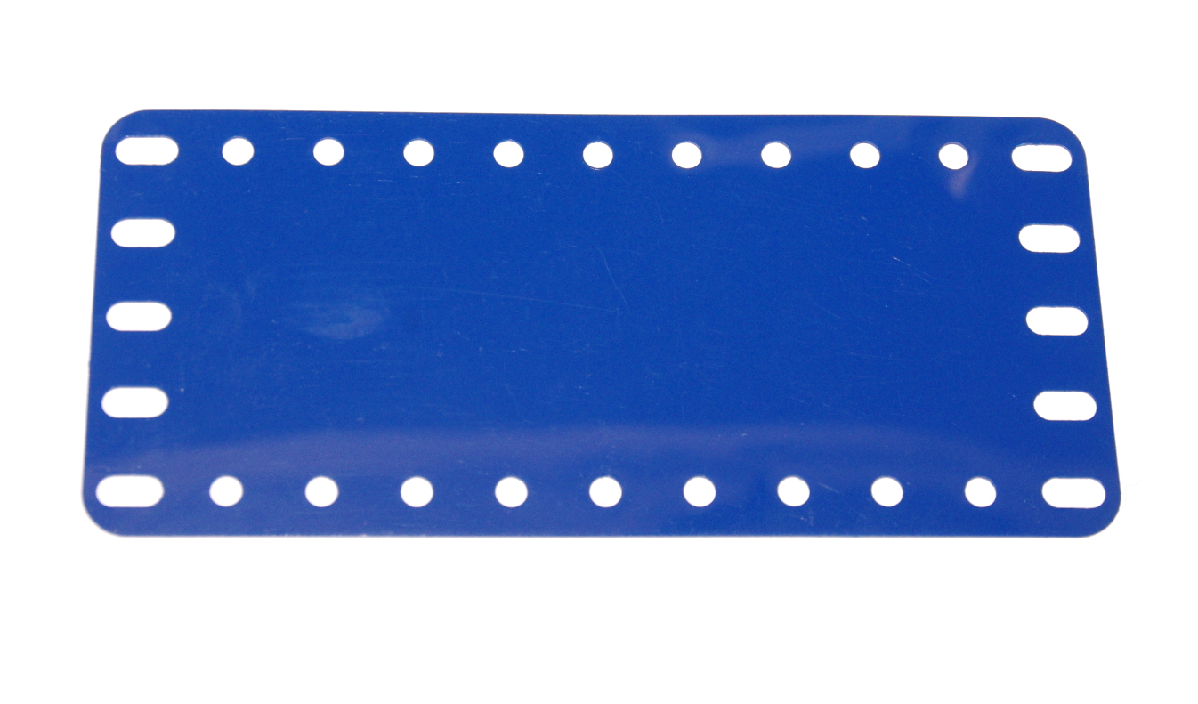 194e Flexible Plastic Plate 11x5 Blue Original