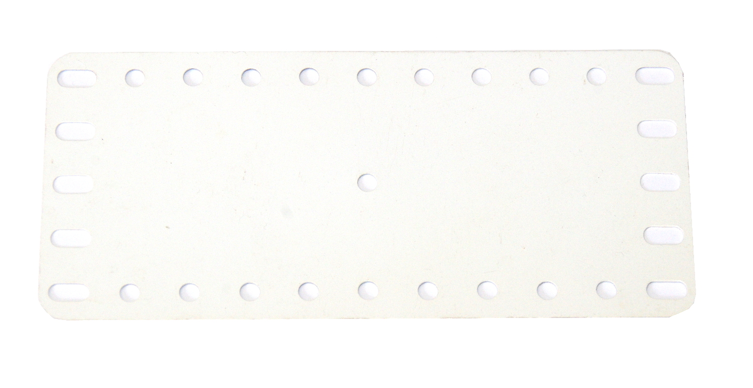 194e Flexible Plastic Plate 11x5 White Original
