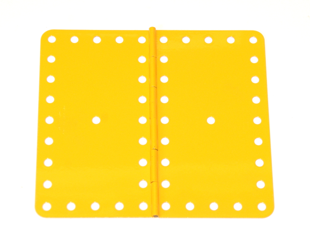 198 Hinged Flat Plate UK Yellow Original