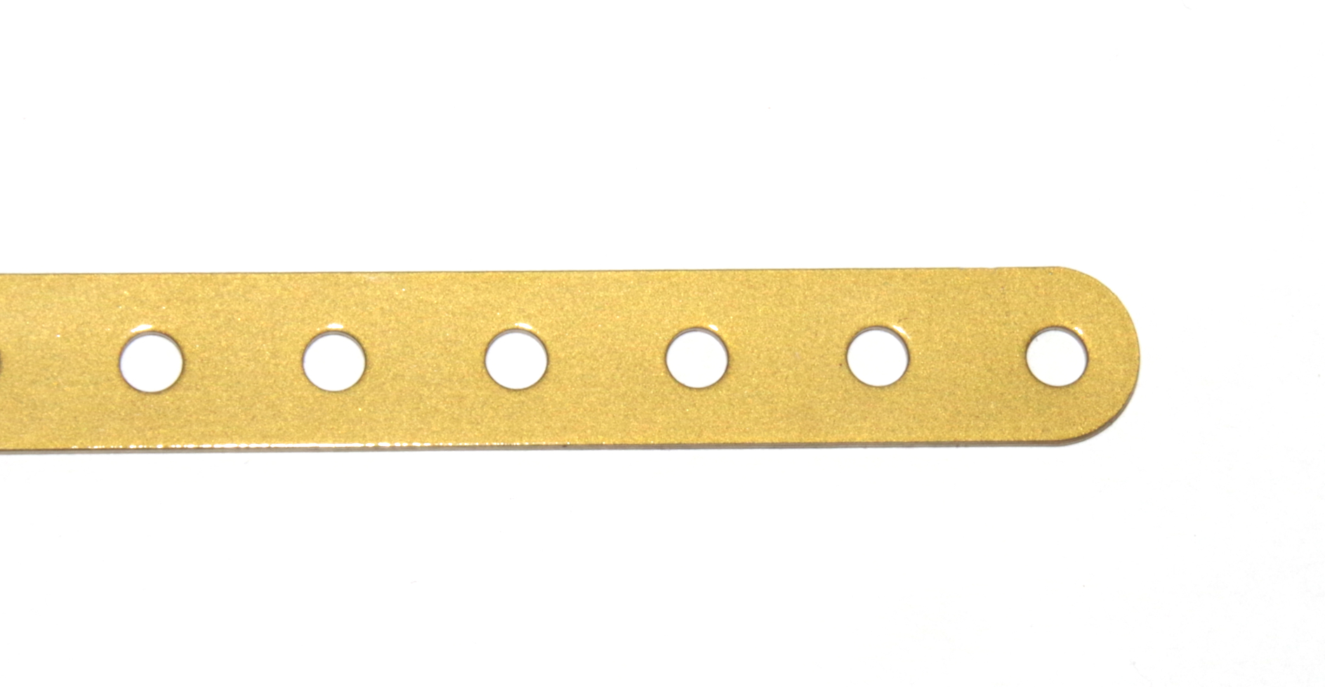 1 Standard Strip 25 Hole Gold Repainted