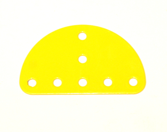 214 Semi-Circular Plate French Yellow Original