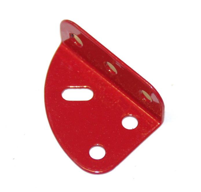 214c Flanged Quarter Plate LH Red