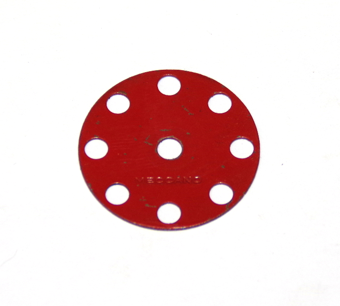 217a Wheel Disk 8 Hole Red Original