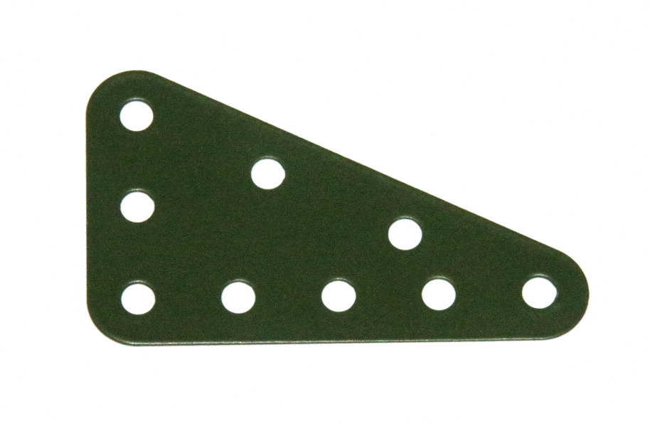 221 Flexible Triangular Plate 5x3 Army Green Original