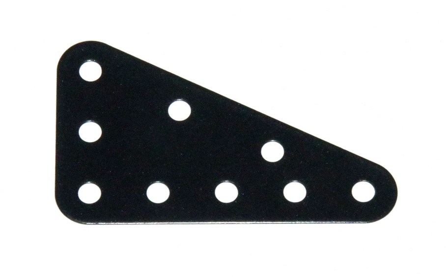 221 Flexible Triangular Plate 5x3 Black Original