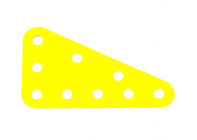 221 Flexible Triangular Plate 5x3 French Yellow Original