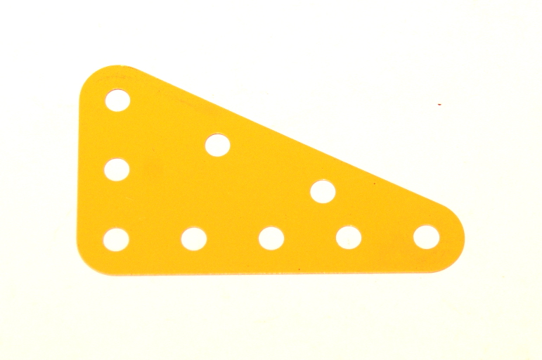 221 Flexible Triangular Plate 5x3 UK Yellow Original