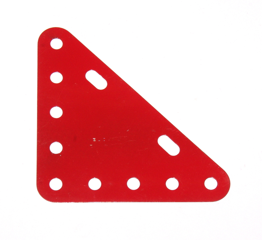 223 Flexible Triangular Plate 5x5 Light Red Original