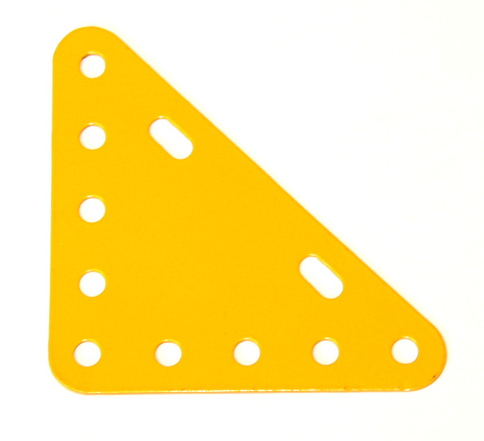 223 Flexible Triangular Plate 5x5 UK Yellow