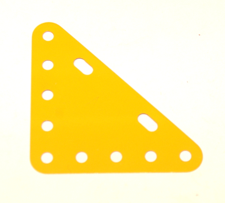 223 Flexible Triangular Plate 5x5 UK Yellow Original