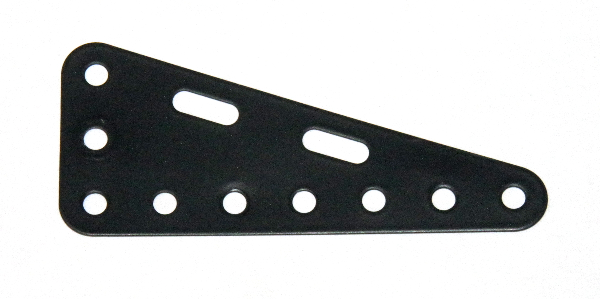 224 Flexible Triangular Plate 7x3 Black Original