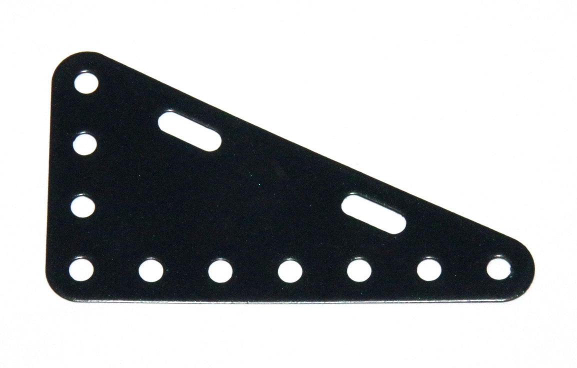 225 Flexible Triangular Plate 7x4 Black Original