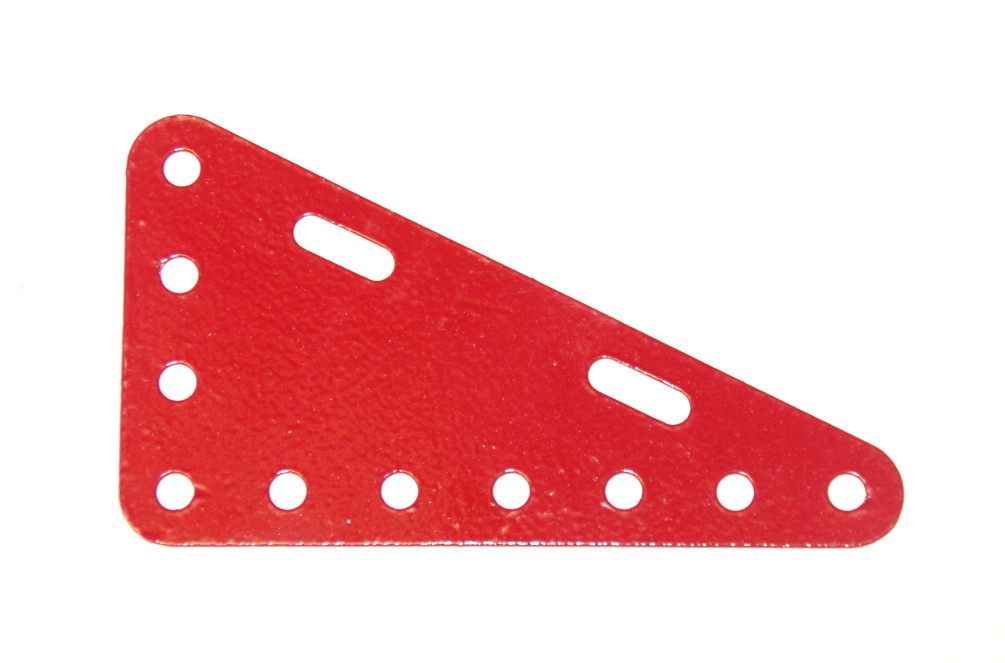 225 Flexible Triangular Plate 7x4 Red