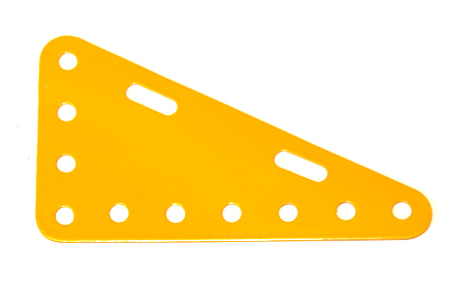225 Flexible Triangular Plate 7x4 UK Yellow