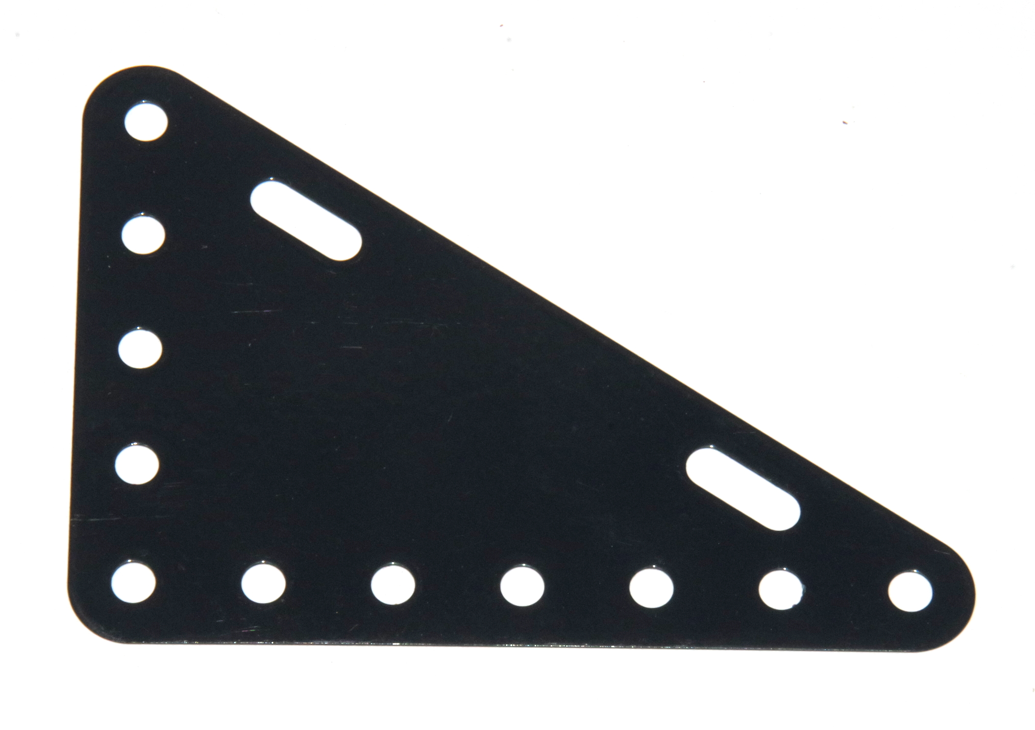 226 Flexible Triangular Plate 7x5 Black Original