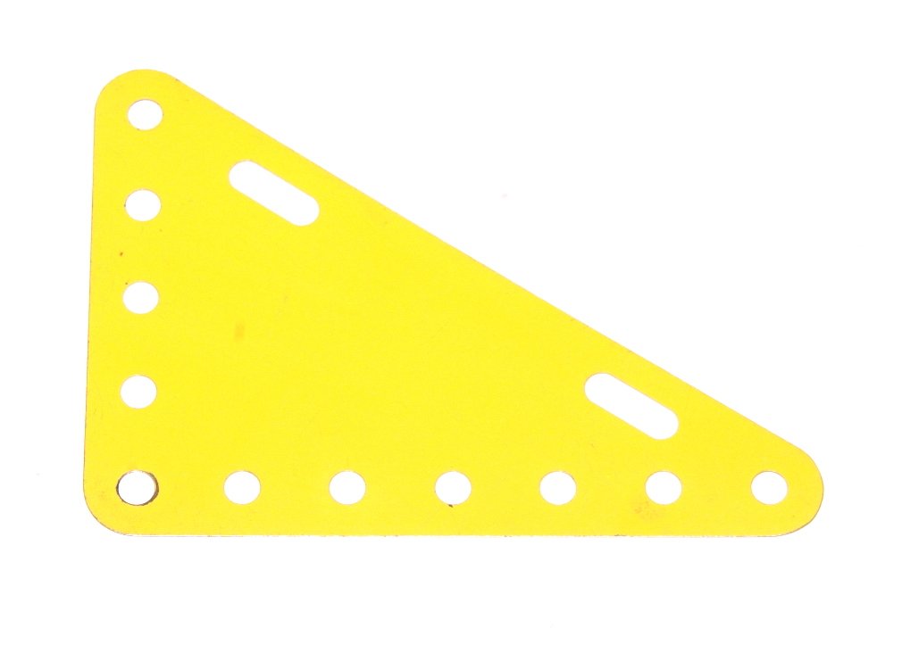 226 Flexible Triangular Plate 7x5 French Yellow Original
