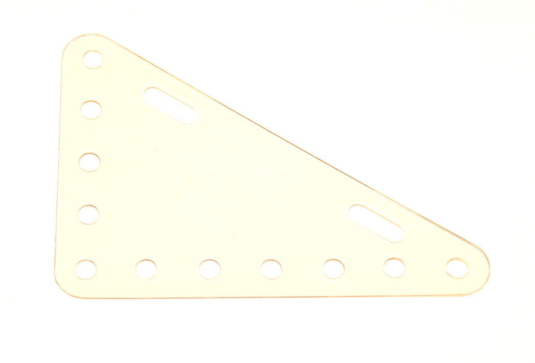 226a Transparent Triangular Plate 7x5