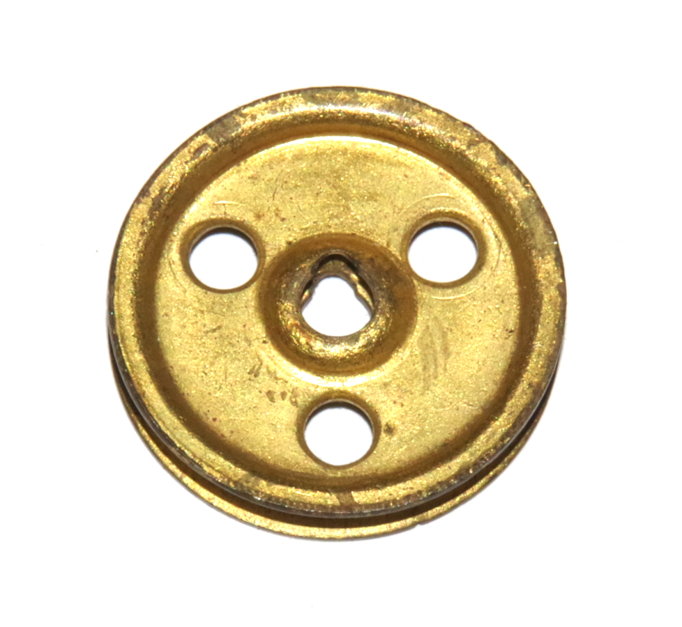 22 1'' Pulley Brass Tunnel Fixing Original