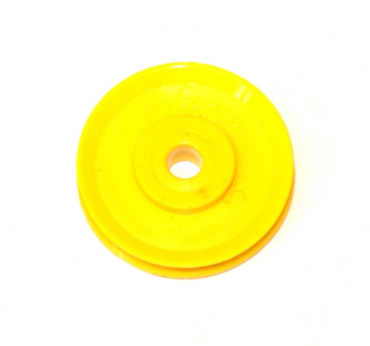 22ap 1'' Pulley without Boss UK Yellow Plastic Original