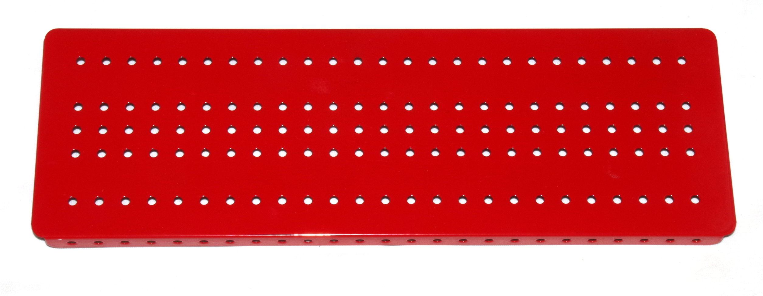 236 Flanged Box Lid 13½'' x 4½'' Red Original