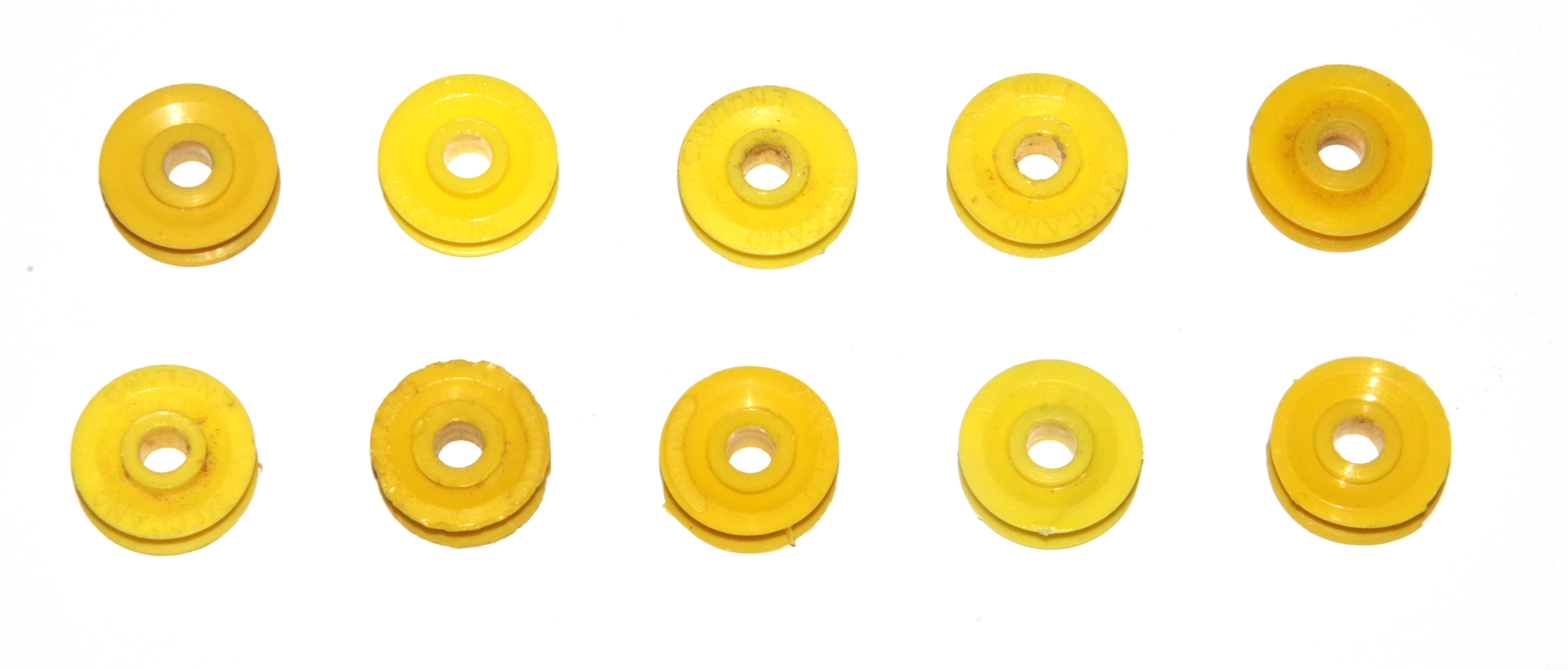 23bp ½'' Pulley Without Boss Yellow Plastic Original x10