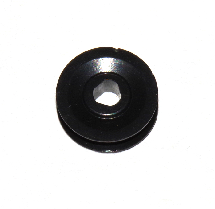23bp ½'' Pulley Without Boss Black Plastic Triflat Original
