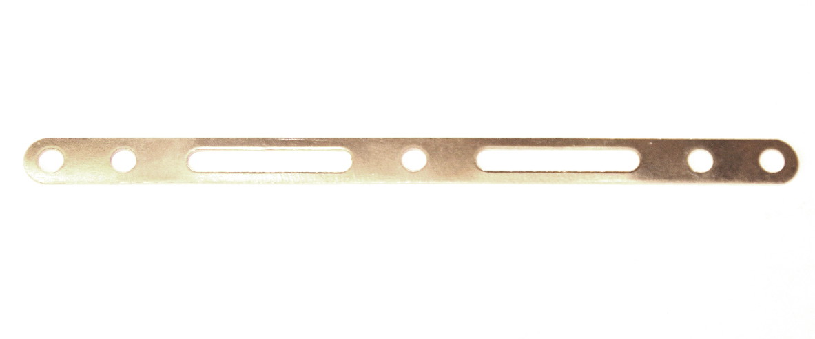 245b Narrow Slotted Strip 5½'' Zinc