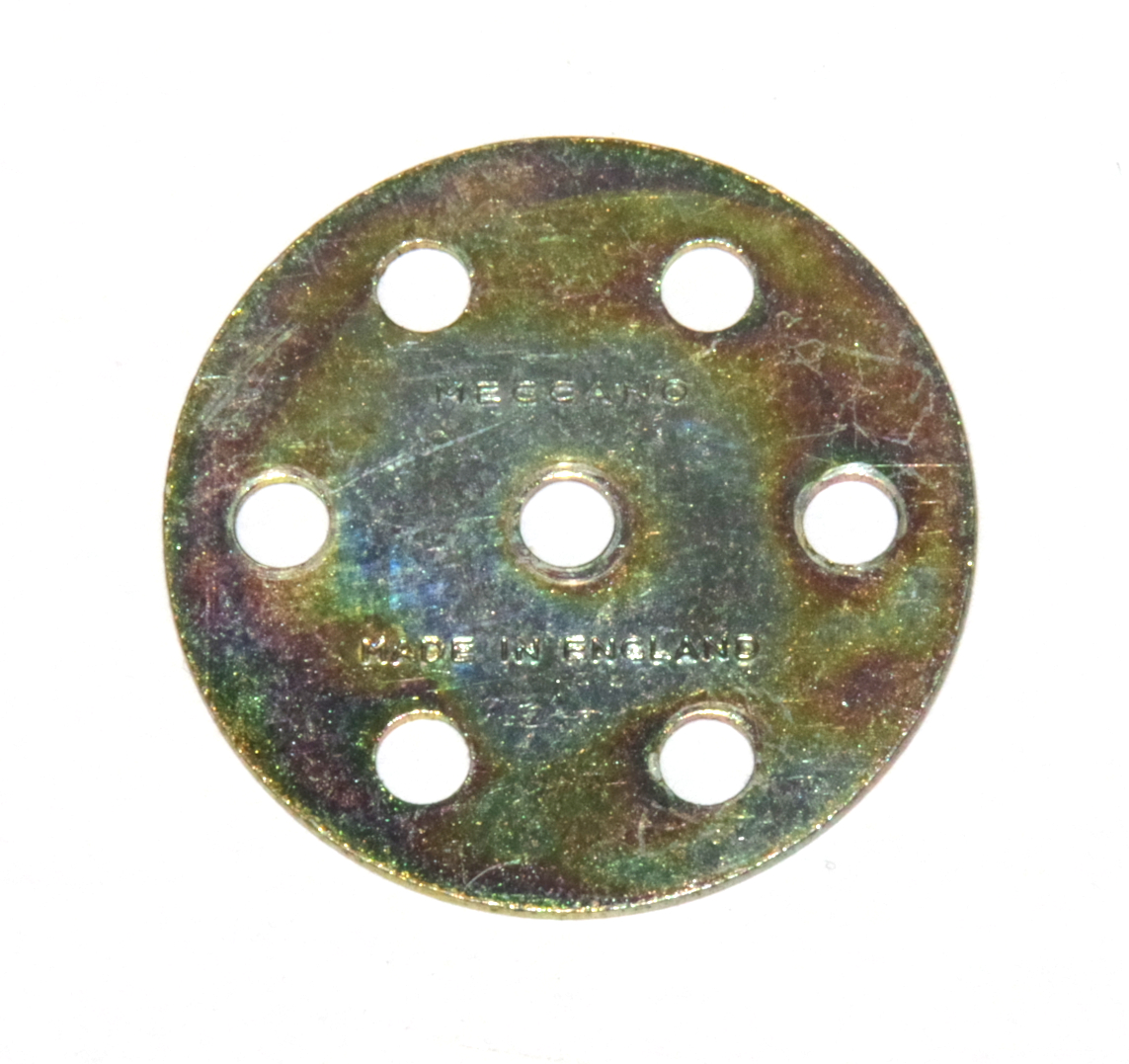 24c Wheel Disk 6 Hole Gold Passivate Original