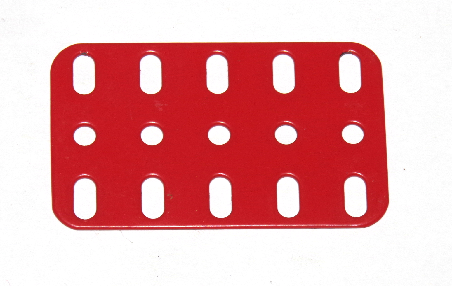 3003-05 Flat Plate 3x5 Hole Red
