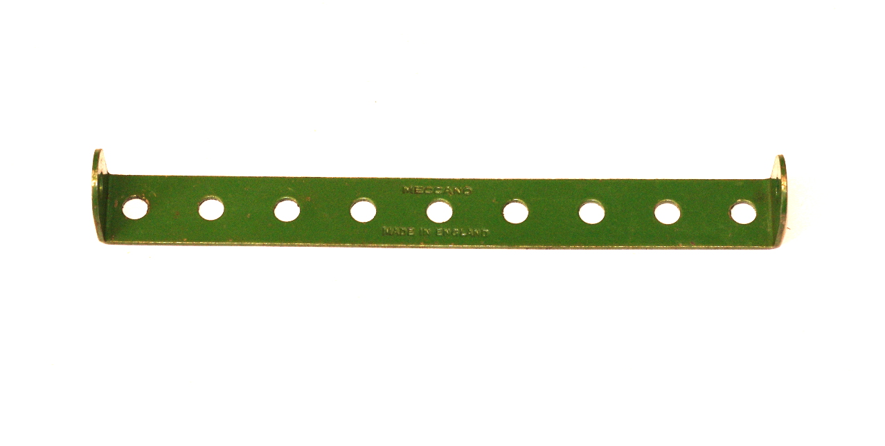 48c Double Angle Strip 1x9x1 Green Repainted