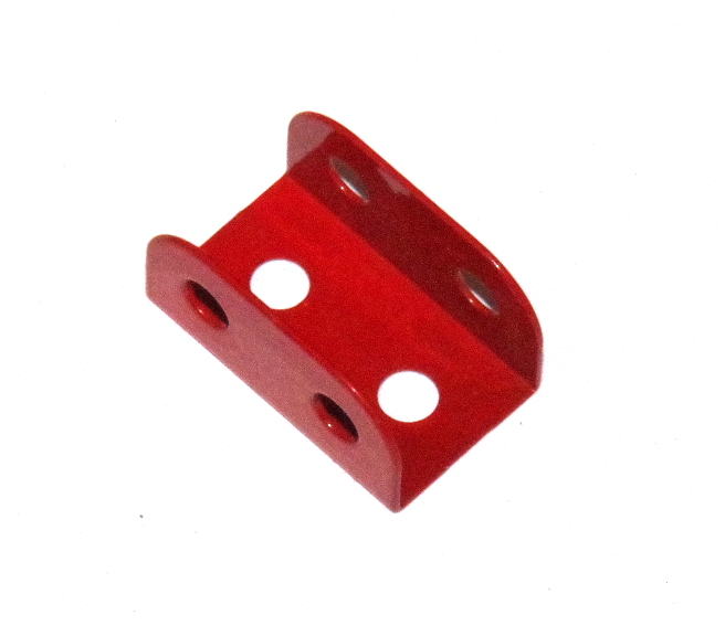 51c Flanged Plate 2x1 Hole Red Original