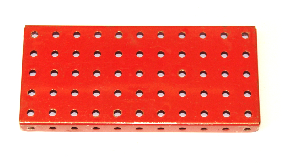 52 Flanged Plate 11x5 Hole Mid Red Original