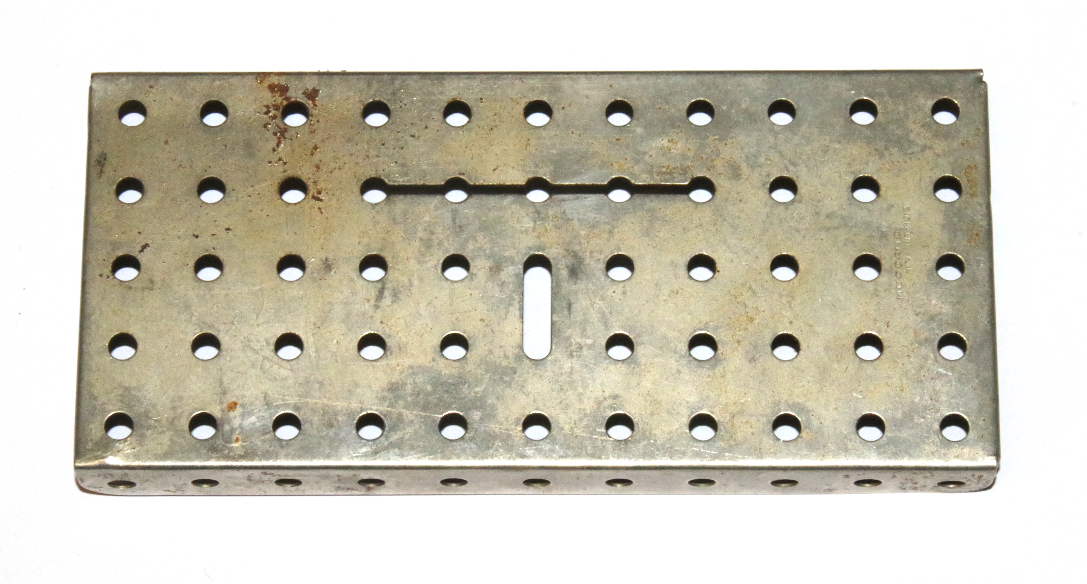52x Flanged Plate 11x5 Hole Nickel Slotted Original