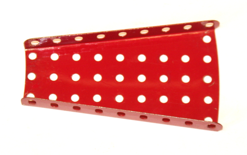 54 Flanged Sector Plate Mid Red Original