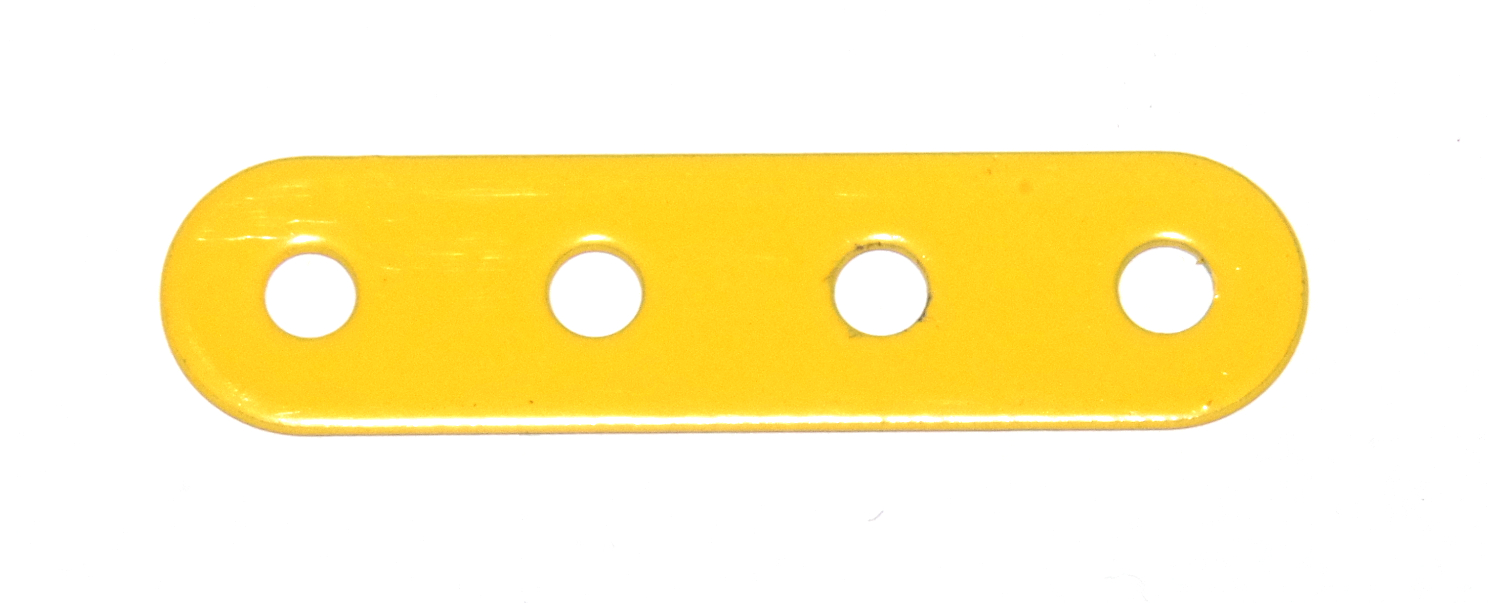 6n Standard Strip 4 Hole UK Yellow Original