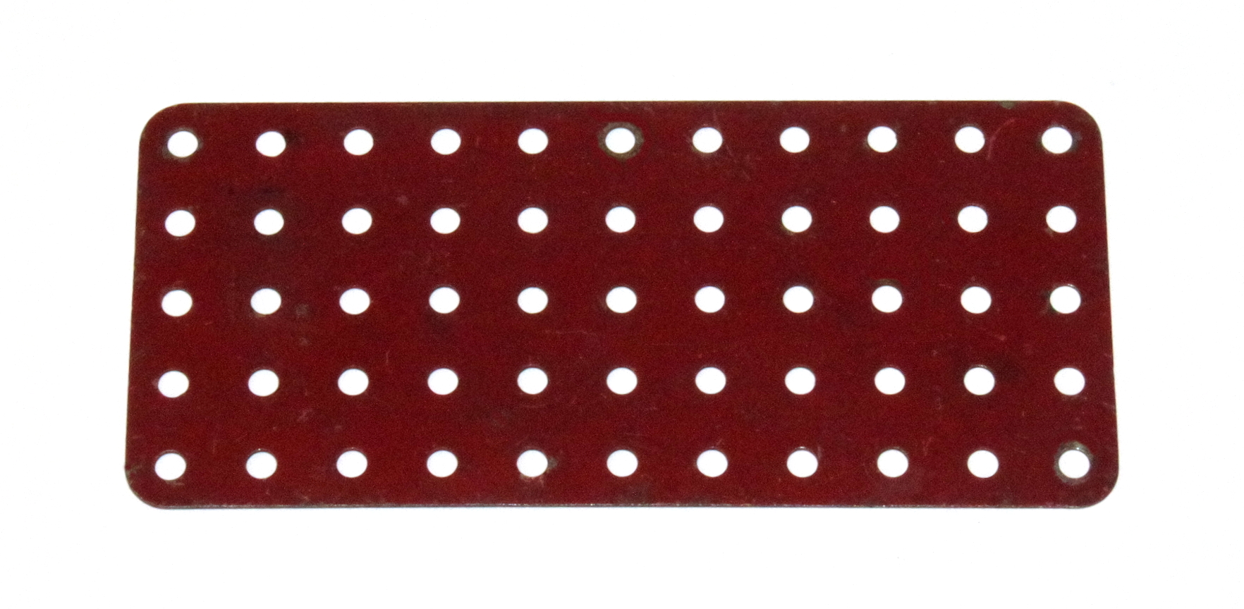 70 Flat Plate 5x11 Hole Dark Red Original