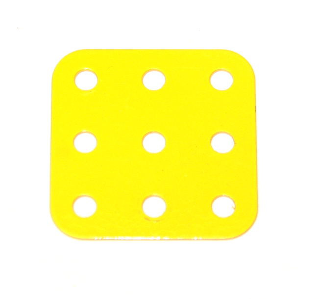 74 Flat Plate 3x3 French Yellow