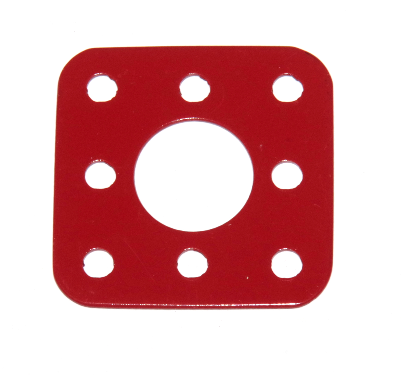 74y Flat Plate 3x3 Hole Red