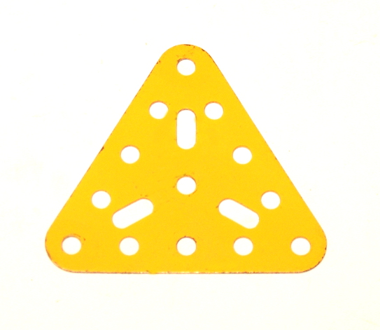 76 Triangular Plate 5x5x5 UK Yellow Original