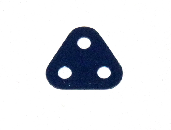 77 Triangular Plate 2x2x2 Dark Blue Original