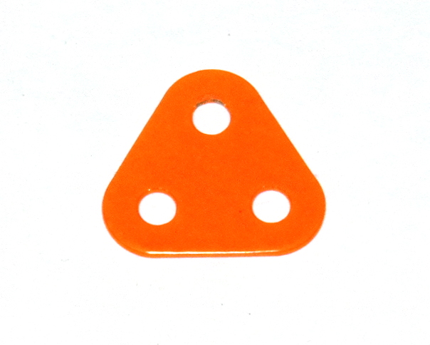 77 Triangular Plate 2x2x2 Orange Original