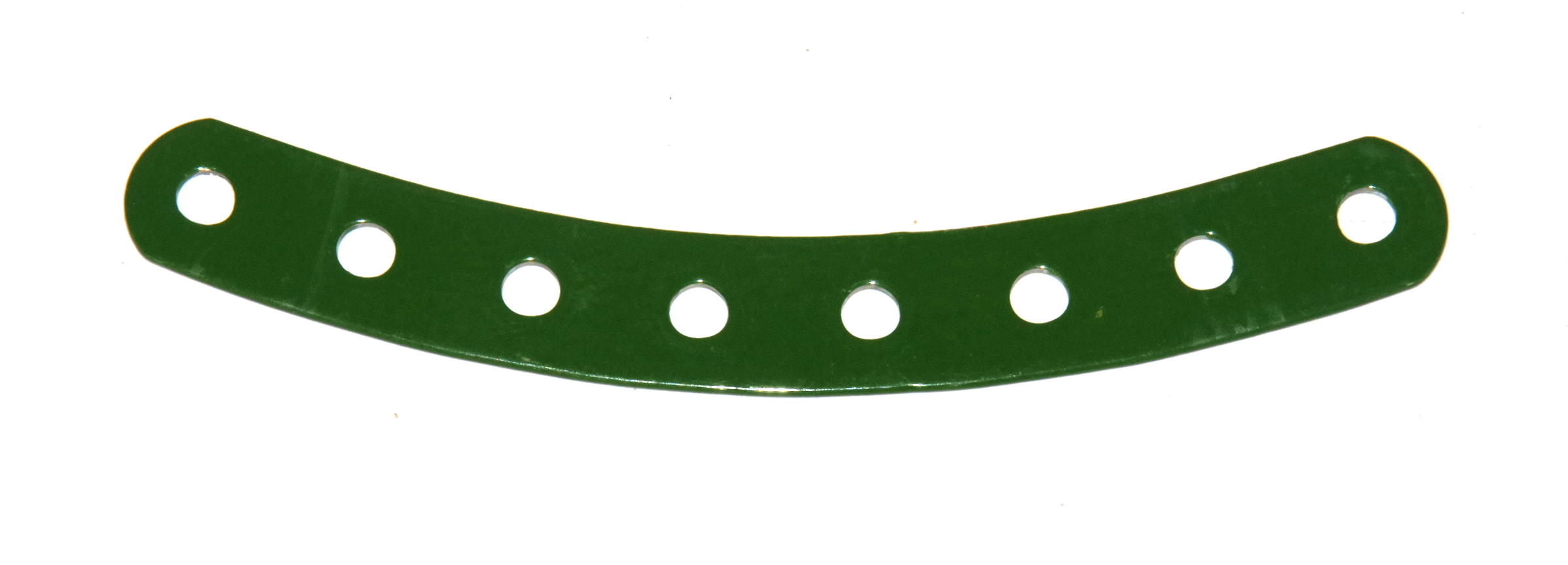89bx Curved Strip 8 Hole Green