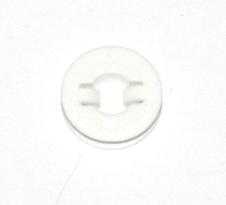 A057 Locking Clip Pulley White Plastic Original