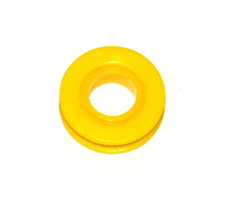 A077 Pulley ¾'' Diameter Yellow Plastic Original