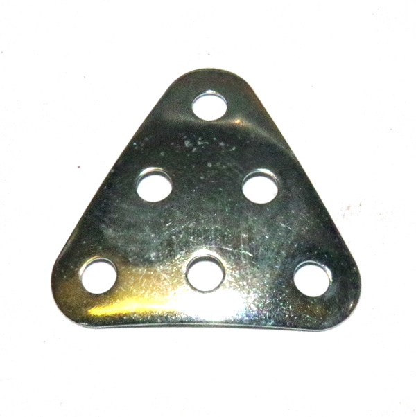 B484 Triangular Plate 3x3x3 Dished Zinc Original