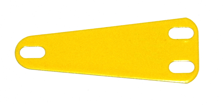 B581 Isosceles Triangular Flexible Plate French Yellow Original
