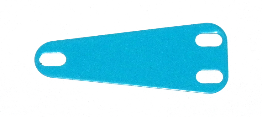 B581 Isosceles Triangular Flexible Plate Light Blue Original