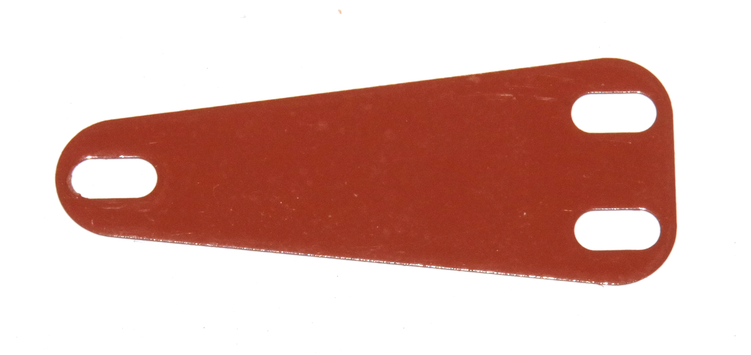 B581 Isosceles Triangular Flexible Plate Pale Brown Original