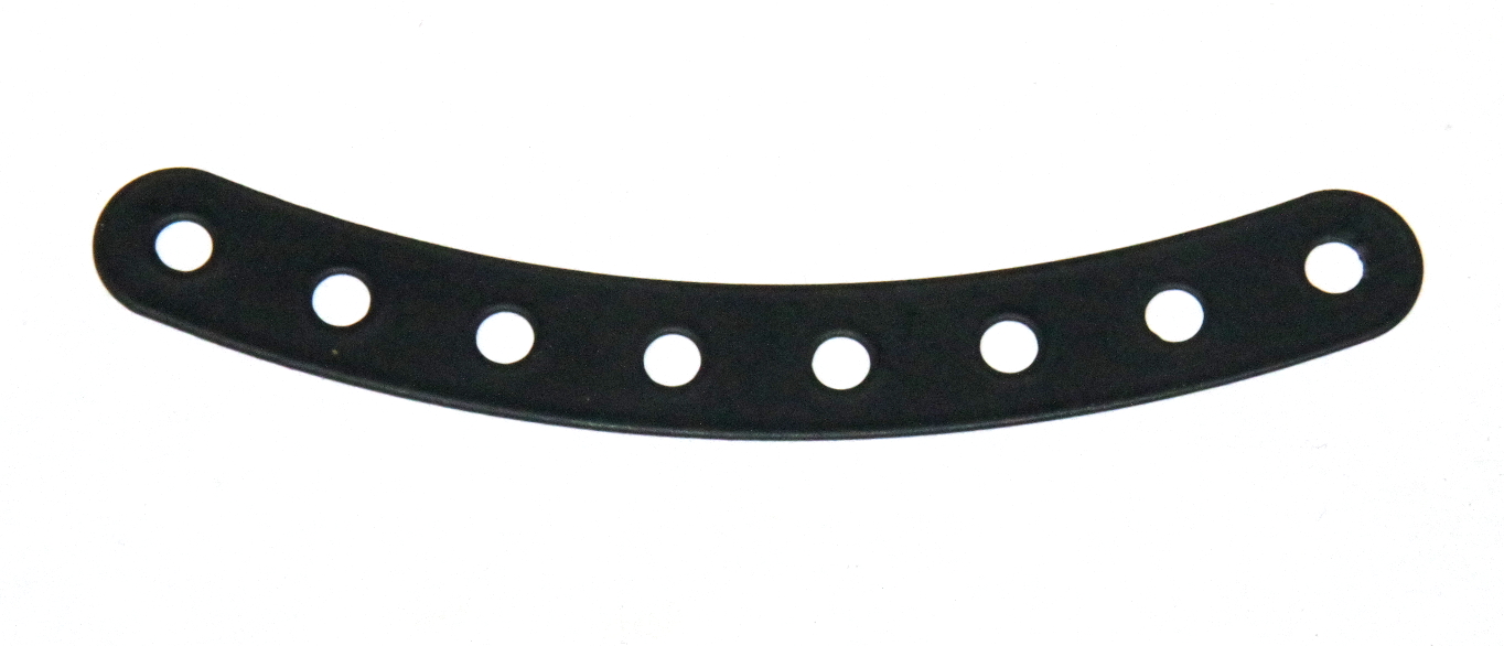 B584 Flexible Curved Strip 8 Hole Black Original