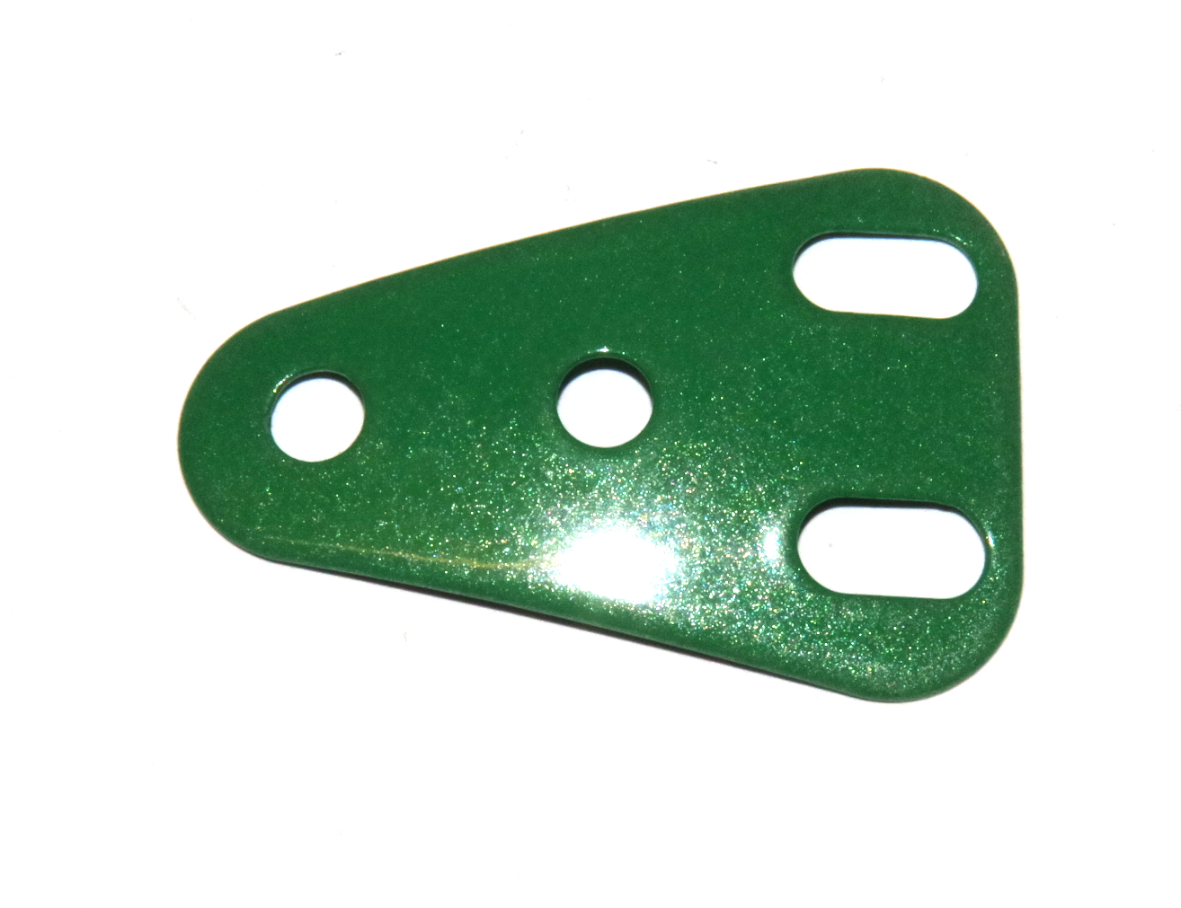 B684 Isosceles Triangular Cupped Plate Light Green Original